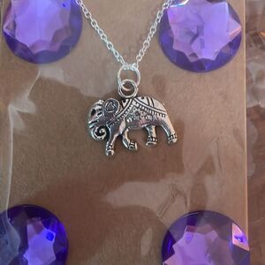 Made in India Elephant Necklace Stainless Steel 18”
